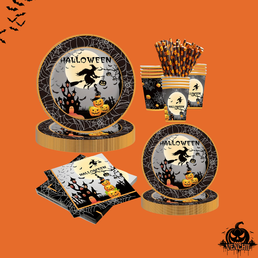 Halloween Besteckset (120 Teile)