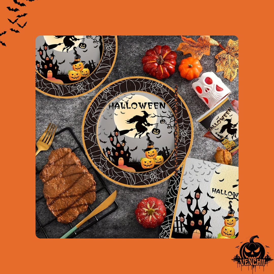 Halloween Besteckset (120 Teile)